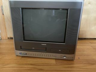Toshiba Tv Vcr Dvd Combo Mw14f51 Cond 14” Vintage Gaming