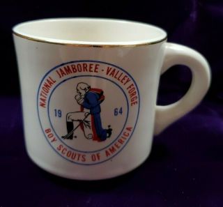 Vintage National Jamboree Valley Forge Boy Scouts 1964 Mug