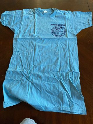 Camp Soule T - Shirt 1976 Heritage Adventure Pinellas Area Council 33 - 9j