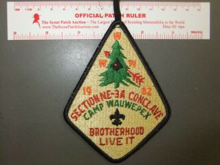 Boy Scout Oa Section Ne - 3a 1982 Conclave 2713ff