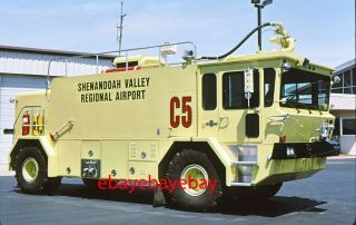 Fire Apparatus Slide,  Crash 5,  Shenandoah Reg.  Ap / Va,  1988 Oshkosh