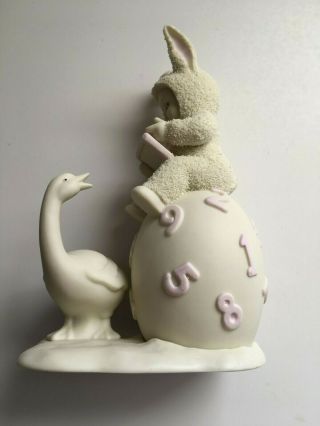 Department 56 Snowbunnies " Counting The Days Til Easter " 1997 Figurine 7 " Tall