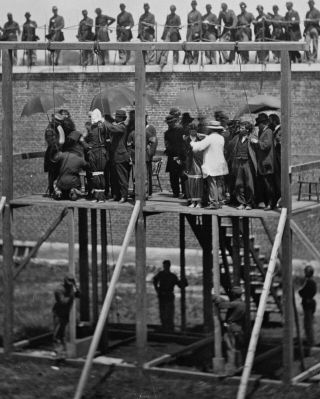 Abraham Lincoln Assassination Conspirators 1865 Hangings Civil War 11x14 Photo