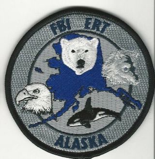Fbi Swat Srt Ert Alaska Ak Police Sheriff State Ak Wolf Eagle And Polar Bear