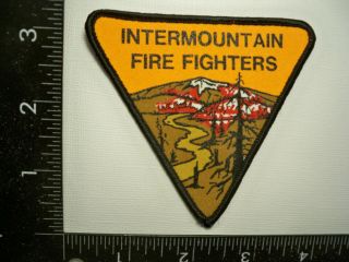 Federal Forest Service Usfs Intermountain Fire Silk Screen Patch Ogden,  Ut Blm
