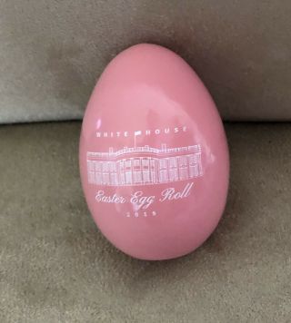 President Trump 2019 Pink Easter Egg White House Donald Melania Signature