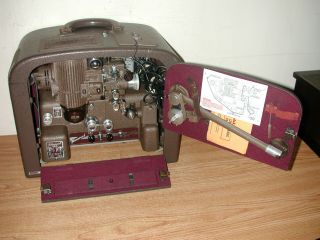Vintage 1950 Bell & Howell Filmosound 185 16mm Movie And Sound Projector