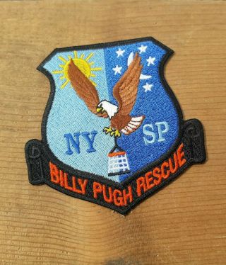 York State Police Billy Pugh Rescue Helicopter Aviation 3.  5  Patch