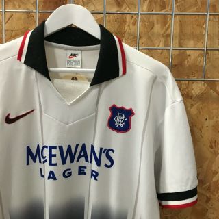 Rangers Nike Away Shirt 1997/1998 - L Large - Gers Top Jersey Vintage 90s