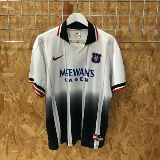Rangers Nike Away Shirt 1997/1998 - L LARGE - GERS Top Jersey vintage 90s 2