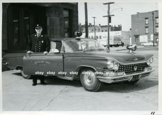 Albany Ny Battalion Chief 1959 Buick Invicta Chief Car Fire Apparatus Print