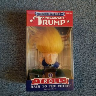 Nwt President Donald Trump Collectible Troll Doll - Hair To The Chief