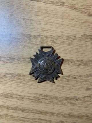 Ww 1 Veterans Of Foreign Wars Vfw Medal Watch Fob Cross Ww I Whitehead & Hoag Co