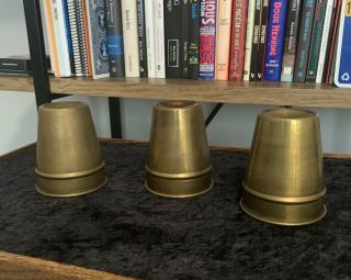 Vintage Set Of Brass Cups And Balls