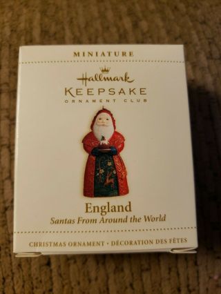 Hallmark Keepsake Ornament 2006 England Santas From Around The World Mini Koc