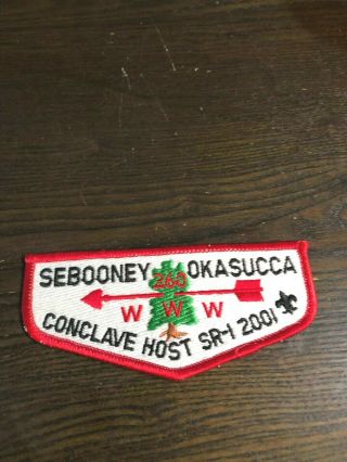 Oa Sebooney Okasucca Lodge 260 S36 2001 Sr - 1 Conclave Flap