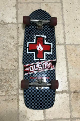 Steve Olson Red Cross Skateboard
