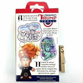 NWT President Donald Trump Collectible Troll Doll - Hair To The Chief 3