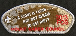 Boy Scout Csp Mount Baker Council 2013 Friends Of Scouting Bsa Fos