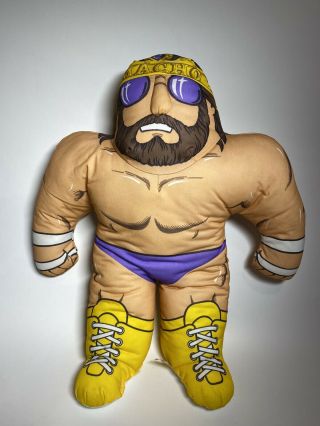 Vintage 1990 Tonka Wwf Macho Man Randy Savage 22 " Wrestling Buddy Doll Flawless