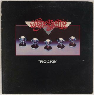 Aerosmith: Rocks Us Columbia Pc 34165 1st Press Textured Vinyl Lp Rock