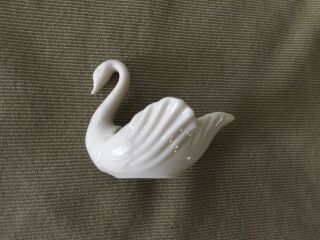 Vintage Lenox Porcelain - To The Bride - Small Swan Ring Holder