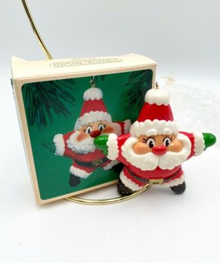 1984 Hallmark Christmas Ornament Santa Star