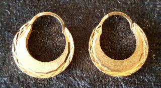 9 Carat Gold Vintage Art Deco Antique Earrings
