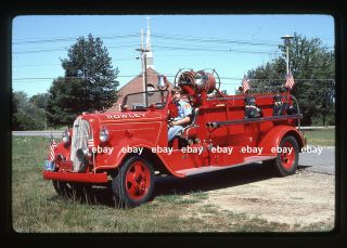 Rowley Ma 1936 Dodge Maxim Pumper Fire Apparatus Slide