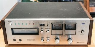 Centrex By Pioneer Rh - 65 Silver Face Vintage Stereo 8 - Track Tape Player Recorder