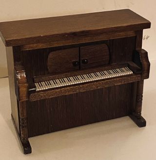 Vintage Upright Piano Music Box With Bench,  Plays Tune Fur Elise