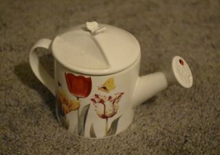 Ceramic Floral Little Teapot Musical Trinket Box
