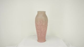 Vintage ROOKWOOD Pottery Pink Flower VASE 2607 3