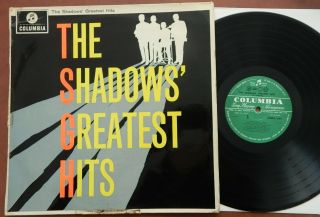 The Shadows Greatest Hits Rare Zealand Green Columbia Lp 33msx 1522