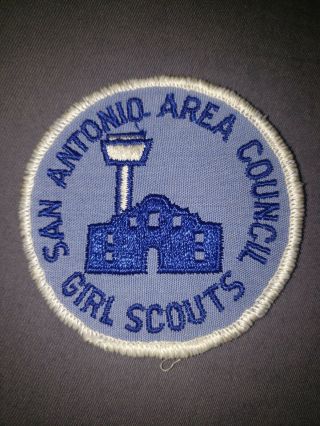 Girl Scout Council Patch San Antonio Area Vintage Version 2