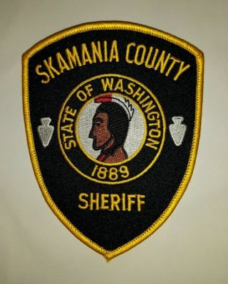 Skamania County Sheriff Patch Washington State Police Department Tribal Indian