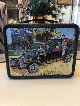 Vintage 1965 The Munsters Lunch Box No Thermos