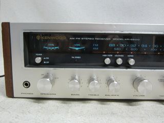 Vintage Kenwood KR - 5600 Stereo Receiver Rare 2
