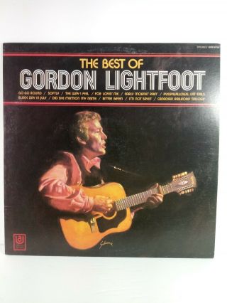 The Best Of Gordon Lightfoot Vintage Vinyl Record Uas 6754 Stereo Vinyl Lp