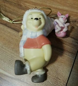 Lenox Christmas Ornament Disney A Tree For Pooh And Piglet 2005