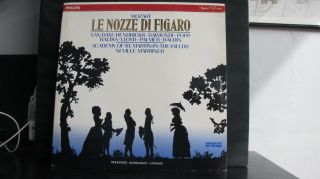 Mozart Le Nozze Di Figaro,  Marriner - Lp 416 870 - 1 Promo