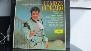 Mozart Le Nozze Di Figaro,  Bohm - Dgg 4 Lp 139 278