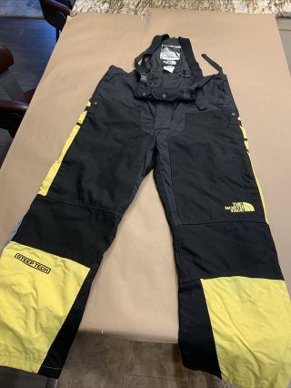 Vintage The North Face Steep Tech Bib Ski Pants Scot Schmidt Design Mens L - 3a