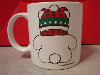 Vintage 1986 Santa Bear Dayton Hudson Christmas Coffee Mug Cup 2