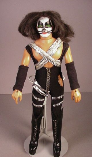 Vintage Mego 1978 Kiss 12 " Action Figure Peter Criss Doll Rock N Roll Toy Orig