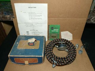 Vintage Schrader Spark Plug Tire Pump 8888cdg Inflating Device Gauge Adapter