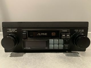 Alpine 7167 Am/fm Cassette Radio Knob (shaft Style) Vintage Old School Rare