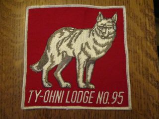 Boy Scout Oa Ty - Ohni Lodge 95 J1 Jacket Patch Otetiana Council,  Ny