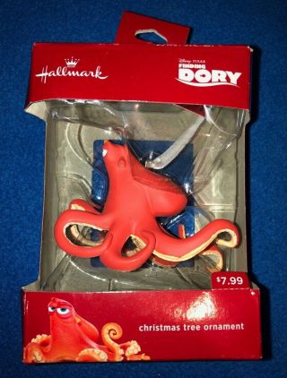 Hallmark Disney Pixar Finding Dory Hank The Octopus Christmas Tree Ornament 2016