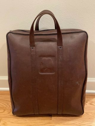 Apple Ii Plus Iie 2 Vintage Computer Brown Apple Carrying Case Bag